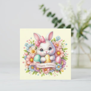 Cartes Pour Fêtes Annuelles Joli lapin de Pâques