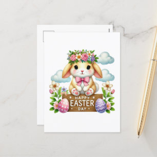 Cartes Pour Fêtes Annuelles Joli lapin de Pâques