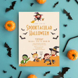 Cartes Pour Fêtes Annuelles Joli livre pour les enfants Spooktacular Halloween