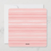 Cartes Pour Fêtes Annuelles Joli Merci rose (Dos)