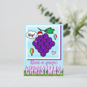 Cartes Pour Fêtes Annuelles Joli Noël au raisin Temecula (Debout devant)