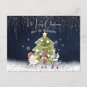 Cartes Pour Fêtes Annuelles Joli Noël de Casse-Noisette à l'aquarelle
