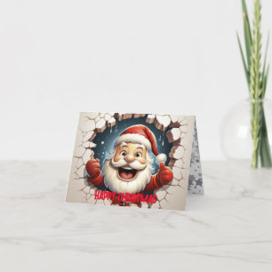 Cartes Pour Fêtes Annuelles Joli Noël du Père 3D