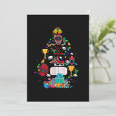 Cartes Pour Fêtes Annuelles Joli Ornement de Noël de Hockey pour Arbre Cadeau (Debout devant)