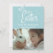 Cartes Pour Fêtes Annuelles Joli Pastel Happy Pâques Photo personnalisée (Devant)
