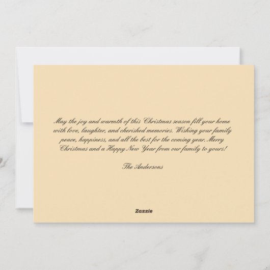 Cartes Pour Fêtes Annuelles Joli Père Noël Joyeux Noël (Dos)