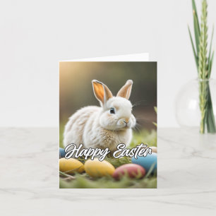Cartes Pour Fêtes Annuelles Joli Petit Lapin De Pâques