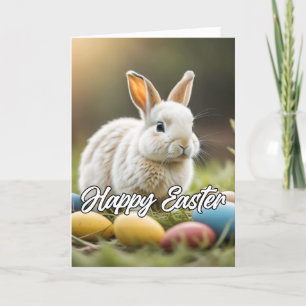 Cartes Pour Fêtes Annuelles Joli Petit Lapin De Pâques
