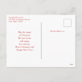 Cartes Pour Fêtes Annuelles Joli renne de Noël (Dos)