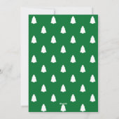 Cartes Pour Fêtes Annuelles Joli sapin de Noël Funny Arbre vert menaçant (Dos)