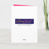 Cartes Pour Fêtes Annuelles Joli singe tenant un énorme cœur - Saint-Valentin (Dos)