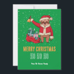 Cartes Pour Fêtes Annuelles Joli Sloth Père Noël Neige hiver Joyeux Noël<br><div class="desc">Caricature d'animal mignonne avec des puns drôles pour votre fête de vacances. Joyeux Noël et Bonne Année. Vous pouvez customiser le texte et la couleur arrière - plan pour convenir à votre occasion. Idéal pour les enfants et les enfants qui aiment les animaux.</div>