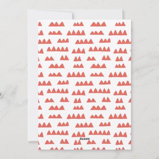 Cartes Pour Fêtes Annuelles Joli Village de Noël à main (Dos)