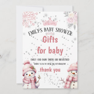 Cartes Pour Fêtes Annuelles Jolie aquarelle Baby shower Fleurs de Noël