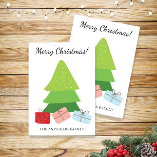 Cartes Pour Fêtes Annuelles Jolie couleur joyeux illustration de Noël