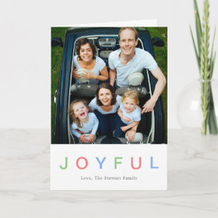 Cartes Pour Fêtes Annuelles Jolie couleur Joyeux Photo moderne