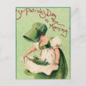 Cartes Pour Fêtes Annuelles jolie fille de la Saint-Patrick vacances (Devant)
