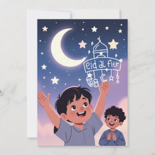 Cartes Pour Fêtes Annuelles Jolie illustration d'Eid al-Fitr