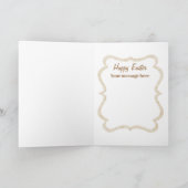 Cartes Pour Fêtes Annuelles Jolie rétro vintage poussins de Pâques ajouter car (Intérieur)