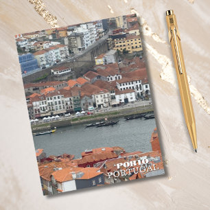 Cartes Pour Fêtes Annuelles Jolie ville fluviale Porto Portugal Photographie V