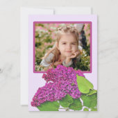 Cartes Pour Fêtes Annuelles Jolis lilas de printemps Photo Joyeuses Pâques (Devant)