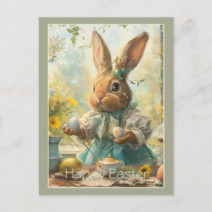 Cartes Pour Fêtes Annuelles Jolis œufs de Pâques de lapin mignon