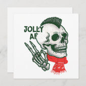 Cartes Pour Fêtes Annuelles Jolly AF (Devant / Derrière)