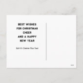 Cartes Pour Fêtes Annuelles Jolly Christmas (Dos)