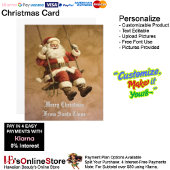 Cartes Pour Fêtes Annuelles Jolly Jouer Noël Santa Clause Swing 11