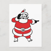 Cartes Pour Fêtes Annuelles Jolly Santa Claus appelle Reindee à Noël (Devant)