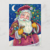 CARTES POUR FÊTES ANNUELLES JOLLY ST NICK & NOUNOURS, VIEUX NOËL MODE (Devant)