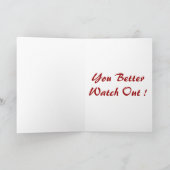 Cartes Pour Fêtes Annuelles Jonglage Père Noël (Intérieur)