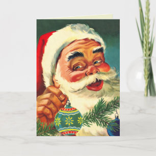 Cartes Pour Fêtes Annuelles Jongle dans son oeil Père Noël