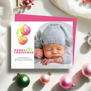 Cartes Pour Fêtes Annuelles Jory Little Christmas Photo Annonces de naissance