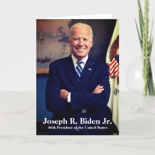Cartes Pour Fêtes Annuelles Joseph Joe Biden, 46e président des États-Unis