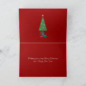 Cartes Pour Fêtes Annuelles Jote Boy & Décor Box Red Christmas Card (Intérieur)