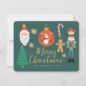 Cartes Pour Fêtes Annuelles Jote Jolly Noël choses vacances (Devant)