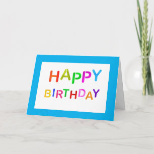 Cartes Pour Fêtes Annuelles Jouer Joyeux texte d'anniversaire