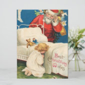 Cartes Pour Fêtes Annuelles Jouets Père Noël à thème ancien Boy Noël (Debout devant)