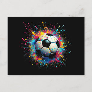 Cartes Pour Fêtes Annuelles Joueur De Football cool Sport Pour Garçons Hommes 