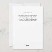 Cartes Pour Fêtes Annuelles Joueuse Arbre de Noël (Dos)