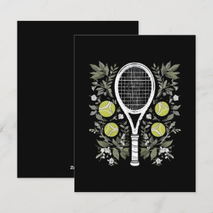 Cartes Pour Fêtes Annuelles Joueuse de tennis