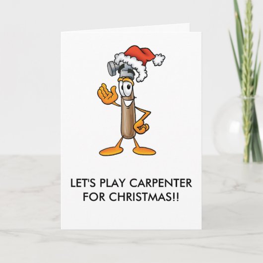 CARTES POUR FÊTES ANNUELLES JOUONS CARPENTER POUR NOËL (Devant)