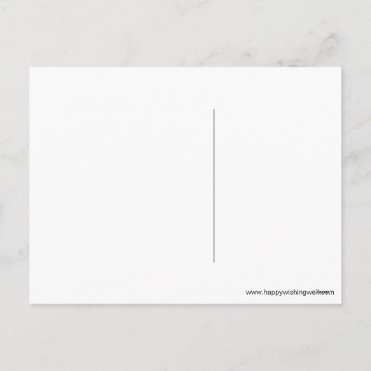 Cartes Pour Fêtes Annuelles Jour de la Coupe des Beaux-Arts (Dos)