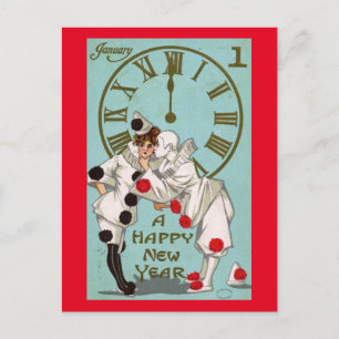 Cartes Pour Fêtes Annuelles Jour de la Greeting Vintage