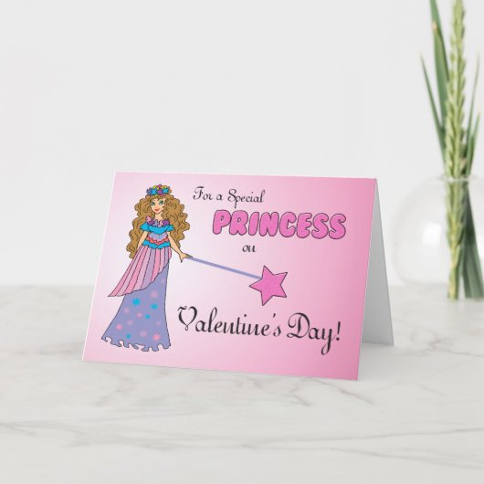 Cartes Pour Fêtes Annuelles Jour de la Princesse Valentine (Devant)