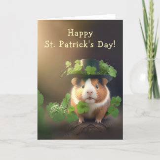 Cartes Pour Fêtes Annuelles Jour de la Saint-Patrick, Guigne de Guinée et légu
