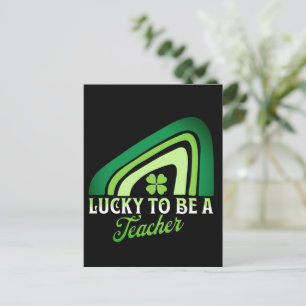 Cartes Pour Fêtes Annuelles Jour de la Saint Patrick - Heureux d'être un ensei