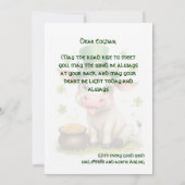 Cartes Pour Fêtes Annuelles Jour de la Saint-Patrick Moo-rish Méfait (Dos)