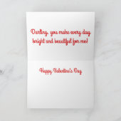 Cartes Pour Fêtes Annuelles Jour de la Saint-Valentin (Intérieur)